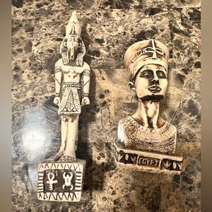 Two Egyptian Statues